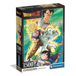 Dragon Ball Intense Battle 1500-bitars kompakt pussel Clementoni