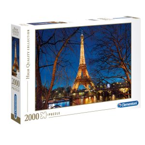 Cities Eiffeltornet Paris 2000-bitars pussel Clementoni