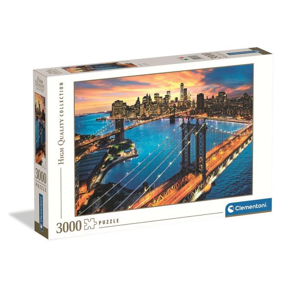 Cities Bridges New York pussel 3000 bitar Clementoni