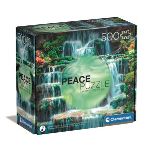 Colour Flow Waterfall 500 bitars Peace pussel Clementoni