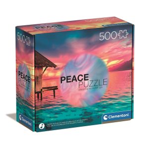Colour Paradise Sunset 500-bitars Peace-pussel från Clementoni