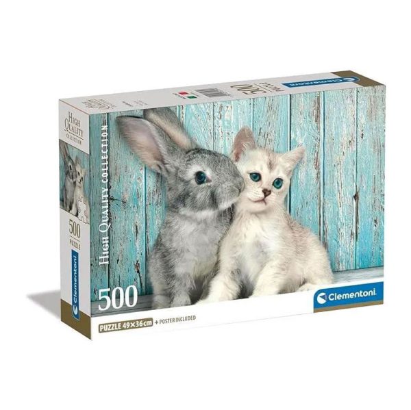 Katt & Kanin 500-bitars pussel Clementoni