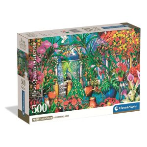 Colour Caretakers Greenhouse 500-bitars kompakt pussel Clementoni