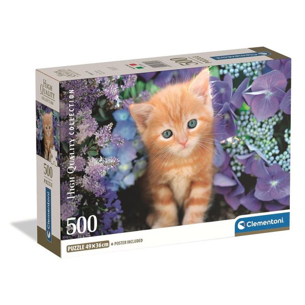 Clementoni Katt Pussel 500 bitar – Compact