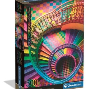 Colour Curly Tails Colorboom Trappsteg 500-bitars kompakt pussel från Clementoni