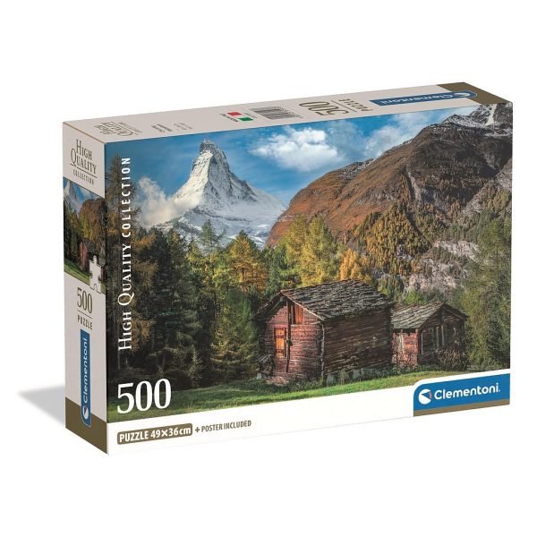 Colour Charming Matterhorn Mountain 500-bitars kompakt pussel Clementoni