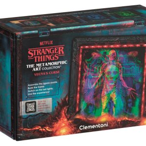 Stranger Things Vecnas förbannelse 520-bitars pussel med LED-ram Clementoni