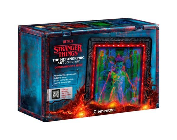 Stranger Things The Demogorgon 520-bitars pussel med LED-ram Clementoni