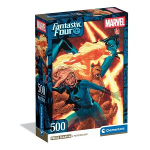 A Fantasztikus 4 Flame 500-bitars kompakt pussel Clementoni