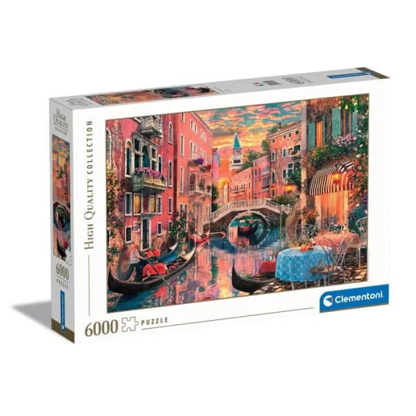 Cities Evening Sunset Venice pussel 6000 bitar Clementoni