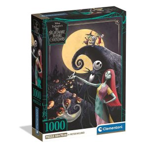 The Nightmare Before Christmas 1000 bitars kompakt pussel Clementoni
