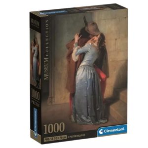 Art Hayez The Kiss 1000-bitars kompakt pussel Clementoni