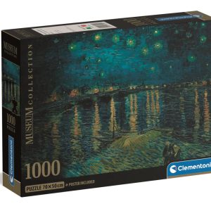 Art Starry Night Over the Rhône 1000-bitars Compact pussel Clementoni