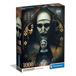 Horror Valak The Nun 1000-bitars kompakt pussel Clementoni