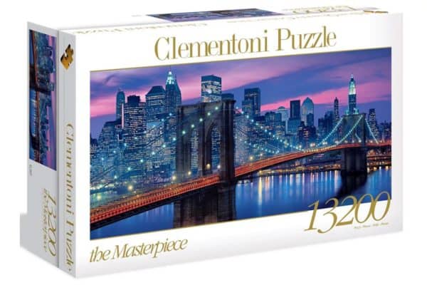 Cities Brooklyn Bridge New York 13200-bitars pussel Clementoni