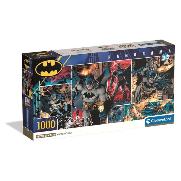 Batman 1000-bitars panorama pussel Compact Clementoni