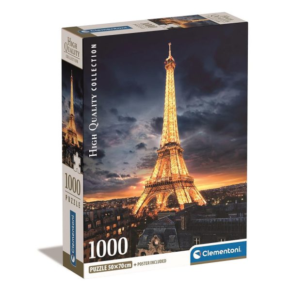 Cities Tour Paris 1000 bitars pussel Clementoni