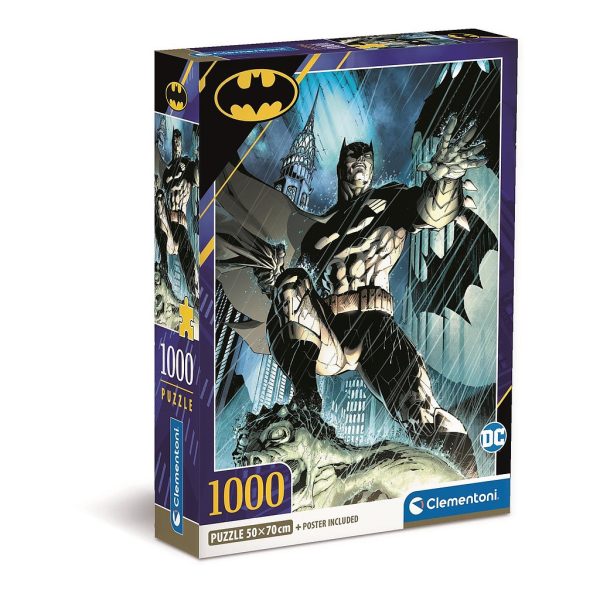 Batman Rainy 1000-bitars kompakt pussel Clementoni