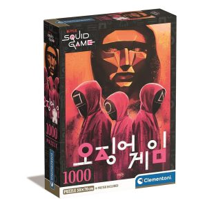 Squid Game Win your life 1000 bitars kompakt pussel Clementoni
