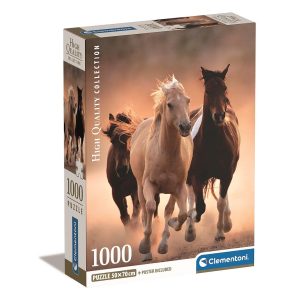 Hästar 1000 bitars Clementoni pussel