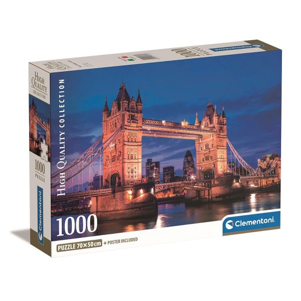 London Tower Bridge 1000-bitars pussel Clementoni