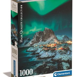 Cities Lofoten Norge 1000-bitars kompakt pussel Clementoni