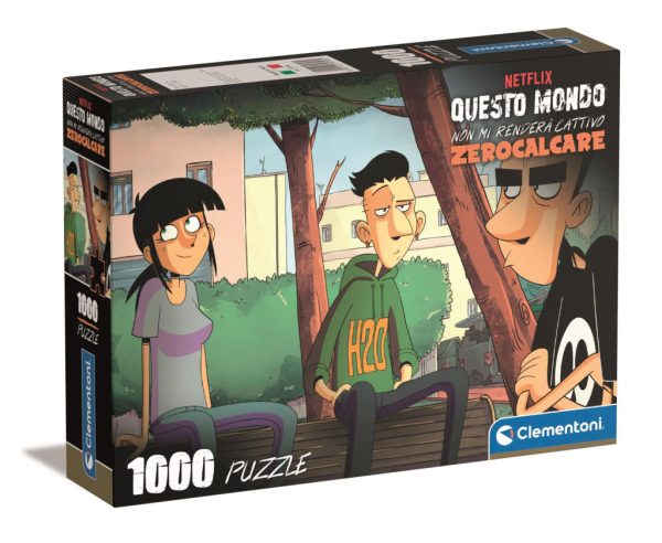 Anime Hoodie Talks Pussel 1000 bitar Compact Clementoni