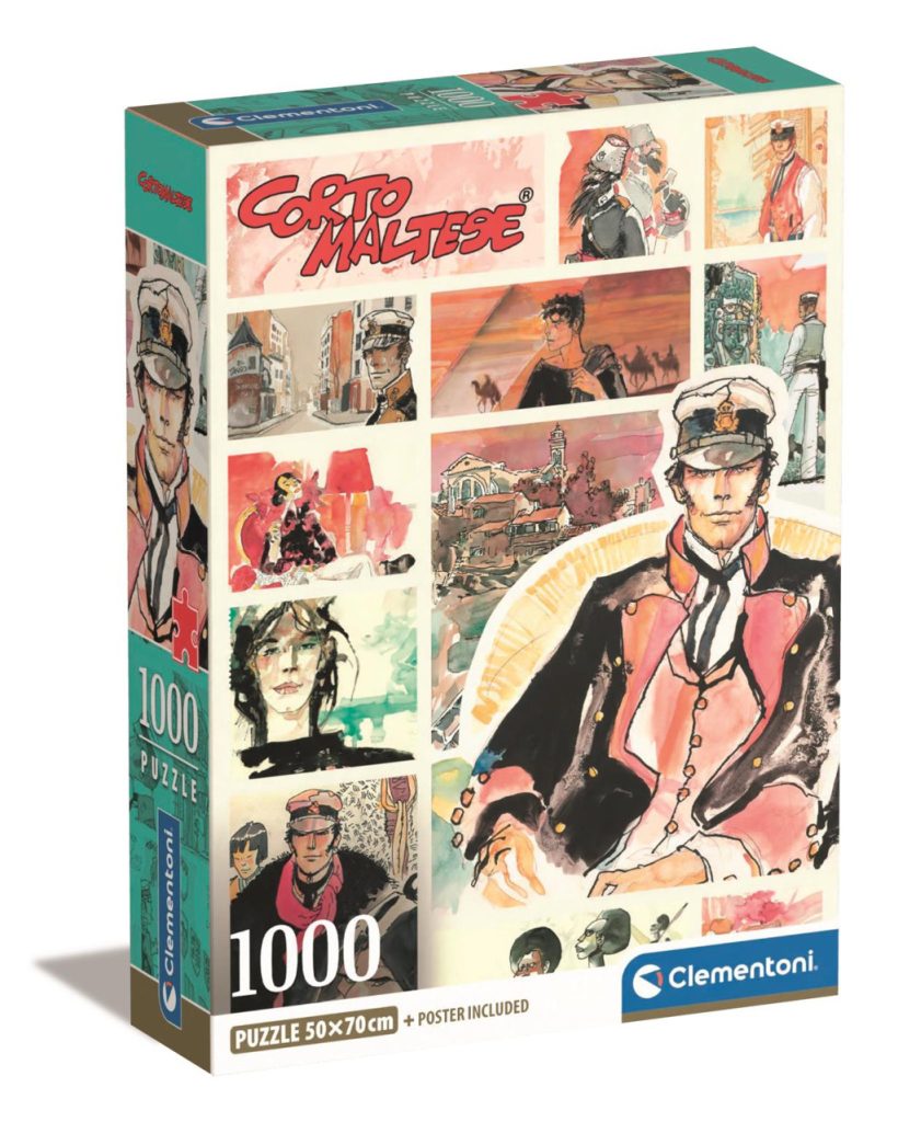 Anime Captain Corto Maltese 1000 bitars kompakt pussel Clementoni