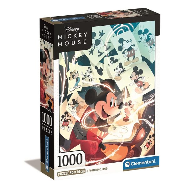 Disney Musse Pigg 1000-bitars kompakt pussel Clementoni