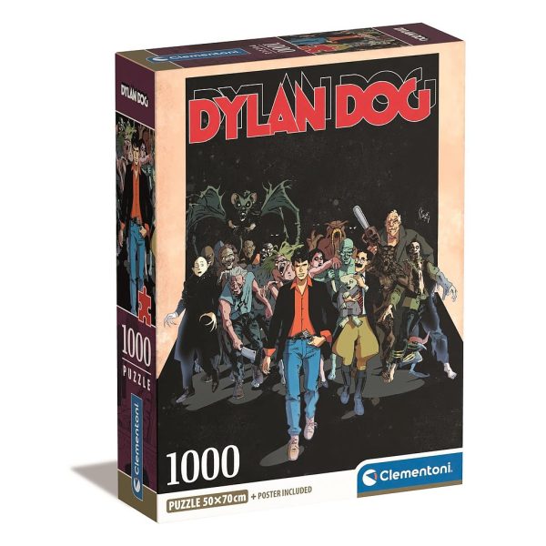 Dylan Dog 1000-bitars kompakt pussel Clementoni