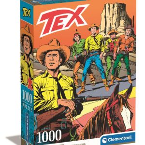 Anime Ride Tex Willer 1000 bitars kompakt pussel Clementoni