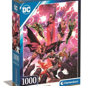 Justice League Defenders 1000 bitars kompakt pussel Clementoni