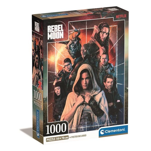 Rebel Moon Outlaws 1000-bitars kompakt pussel Clementoni