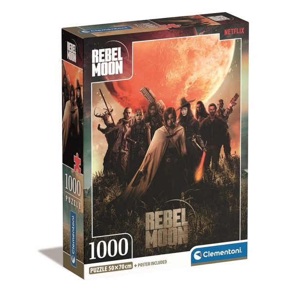 Rebel Moon Warriors 1000-bitars kompakt pussel Clementoni