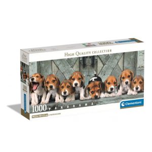 Dog Beagles 1000-bitars panoramapussel Clementoni