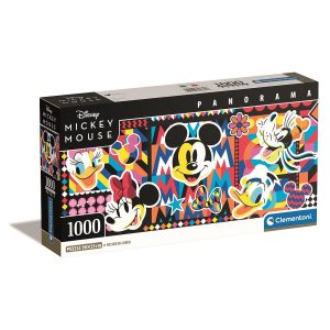 Disney Mickey Pop Art 1000-bitars panorama pussel Clementoni