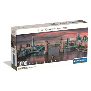 Cities Across the River London 1000-bitars panoramapussel Compact Clementoni