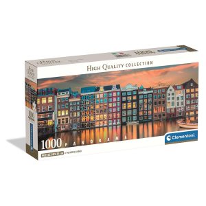 Cities Bright Amsterdam 1000 bitars panoramapussel Compact Clementoni