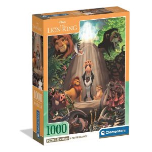 Disney The Lion King Legacy 1000-bitars kompakt pussel Clementoni