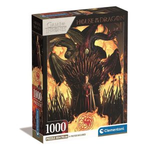 House of the Dragon Throne Clementoni 1000-bitars pussel
