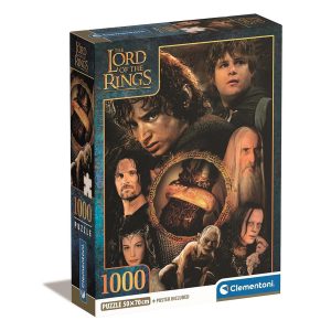 The Lord of the Rings, The One Ring’s Burden 1000-bitars kompakt pussel Clementoni