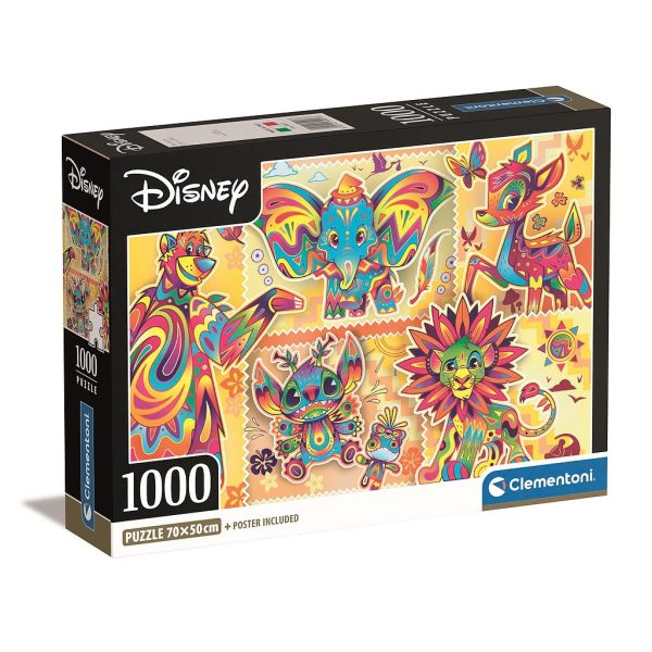 Disney Classics Boho Style 1000-bitars kompakt pussel Clementoni