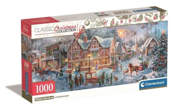 Christmas Getting Ready 1000-bitars panorama pussel Clementoni