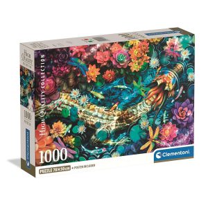 Colour Koi River 1000-bitars kompakt pussel Clementoni