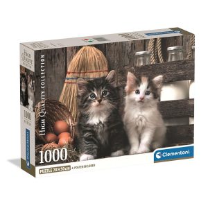 Animals Lovely Cat 1000-bitars pussel Clementoni