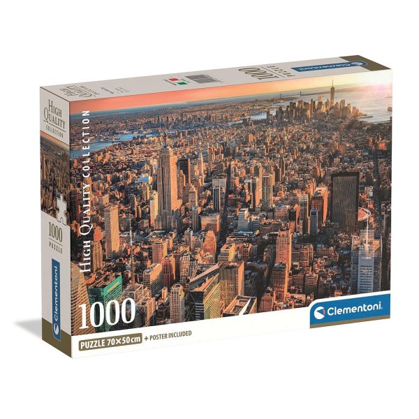 Cities City New York pussel 1000 bitar Clementoni