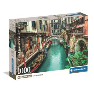 Cities Venice Canal Italy 1000-bitars pussel Clementoni