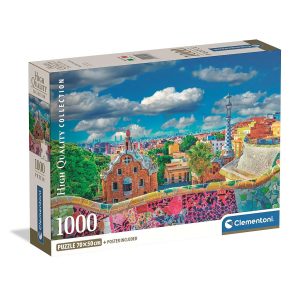 Cities Park Güell Barcelona 1000-bitars pussel Clementoni