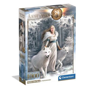 Fantasy Winter Guardians Anne Stokes 1000-bitars kompakt pussel Clementoni