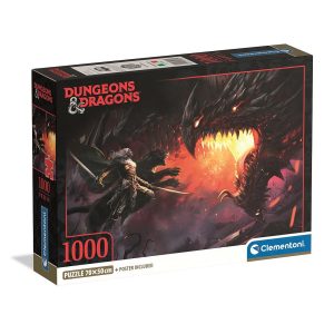 Dungeons & Dragons Dark Elf 1000 bitars kompakt pussel Clementoni
